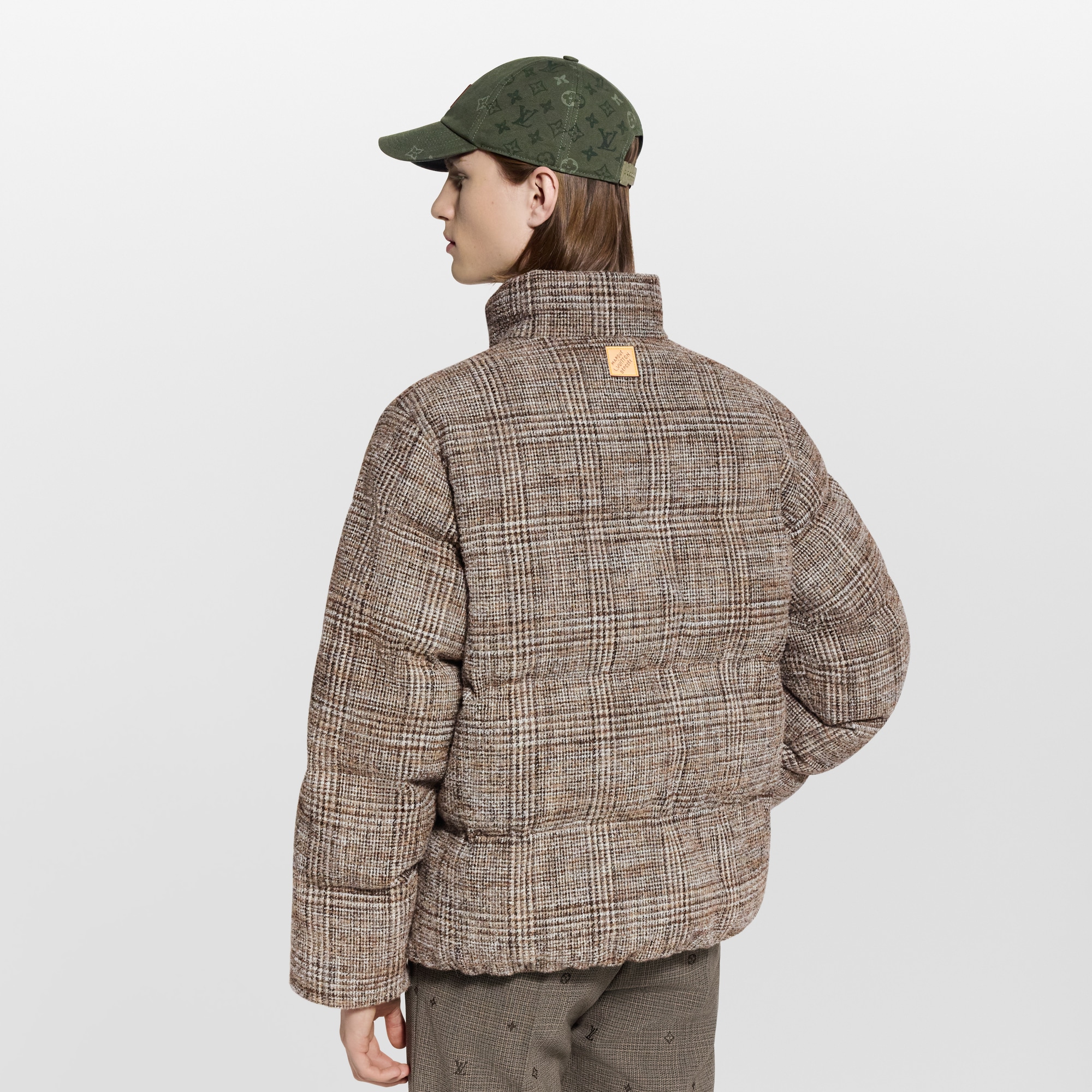 Tweed Down Blouson - Luxury Ready to Wear - 1AJBDB Beige | LOUIS